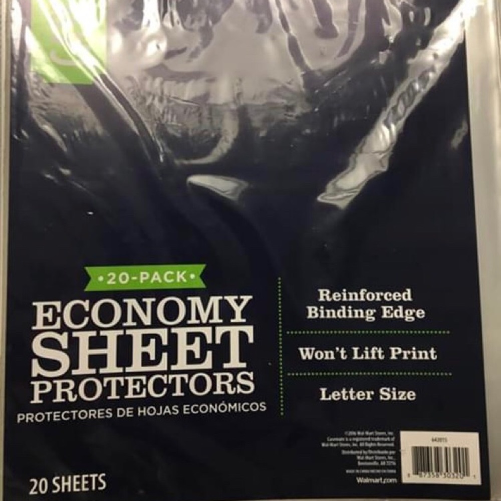 Sheet protectors